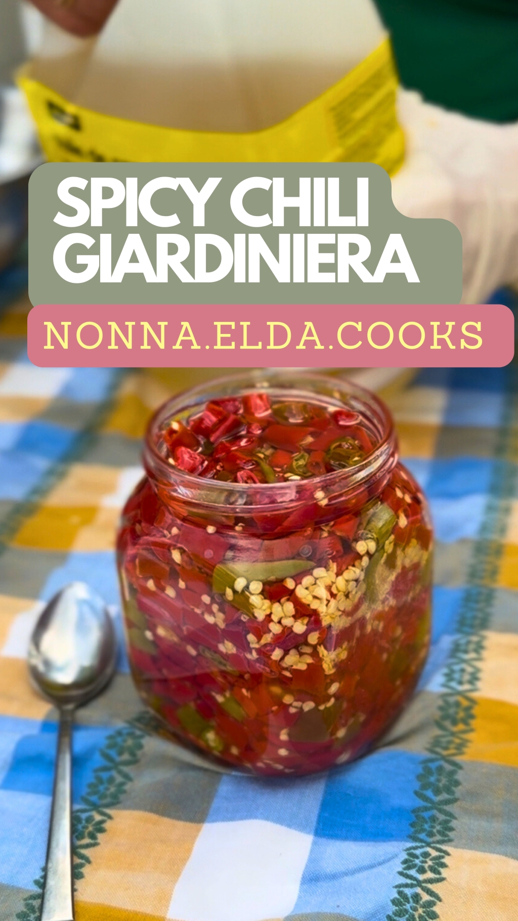 Nonna Elda’s Spicy Chili&nbsp;Giardiniera